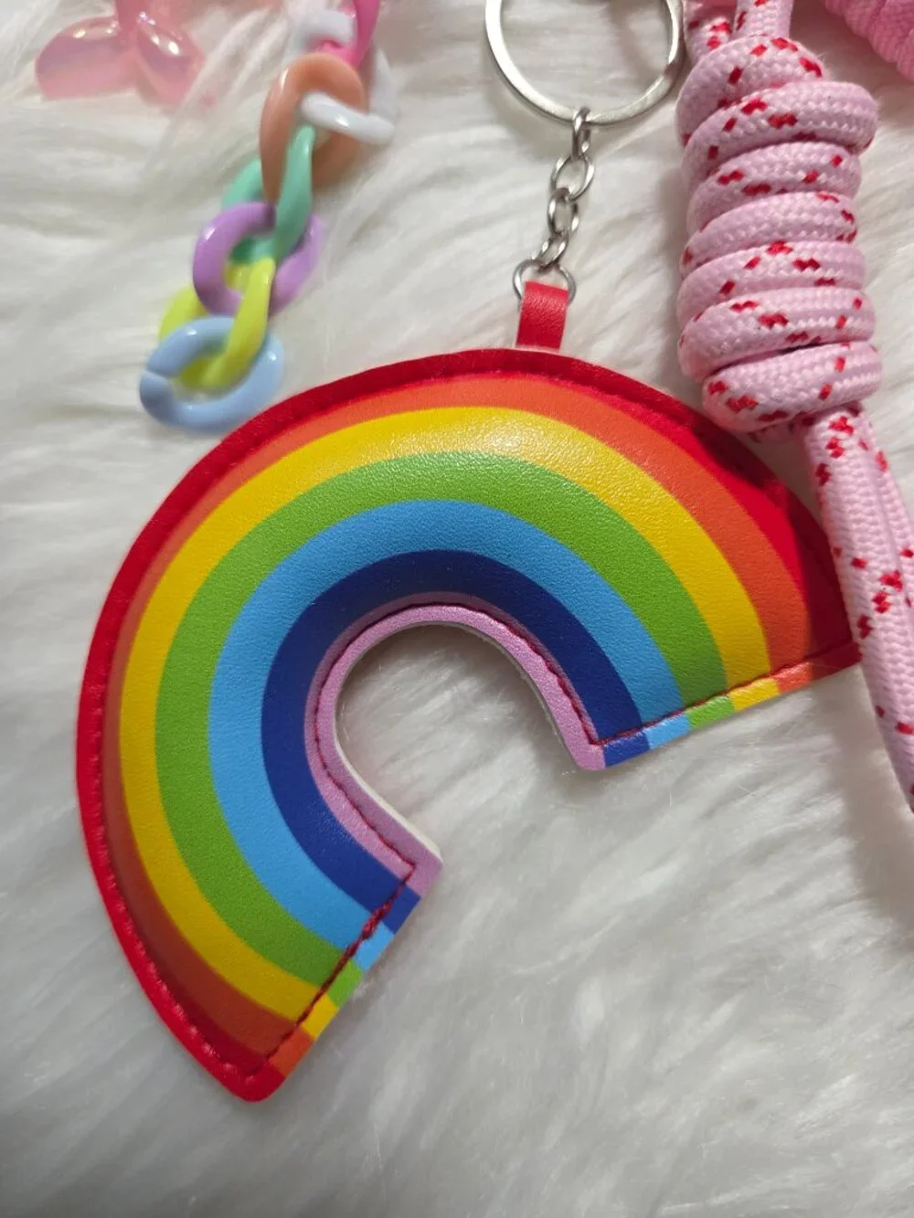 Rainbow Design Keychain